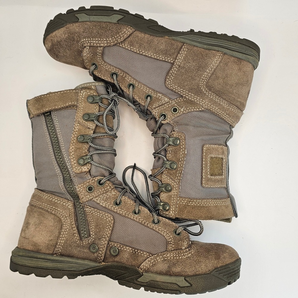 5.11 Tactical Recon Flyweight Side Zip Boots Sage Green 12318 Mens 7 US - Picture 8 of 16